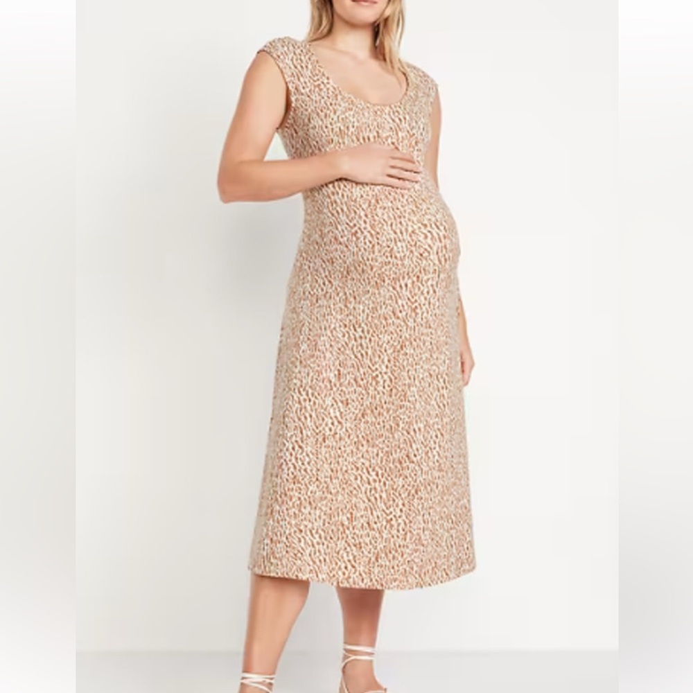 Old Navy Maternity Animal Print Dress